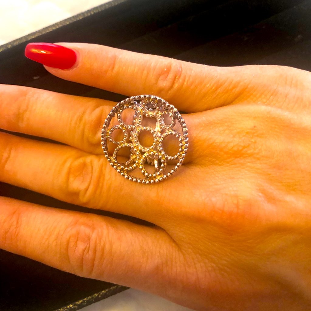 Large Sterling Silver Statement Ring